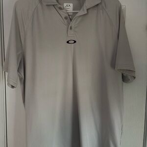Oakley Men's Light Gray Polo Shirt